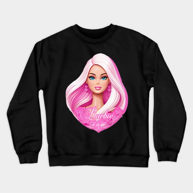 barbie Crewneck Sweatshirt by AOAOCreation